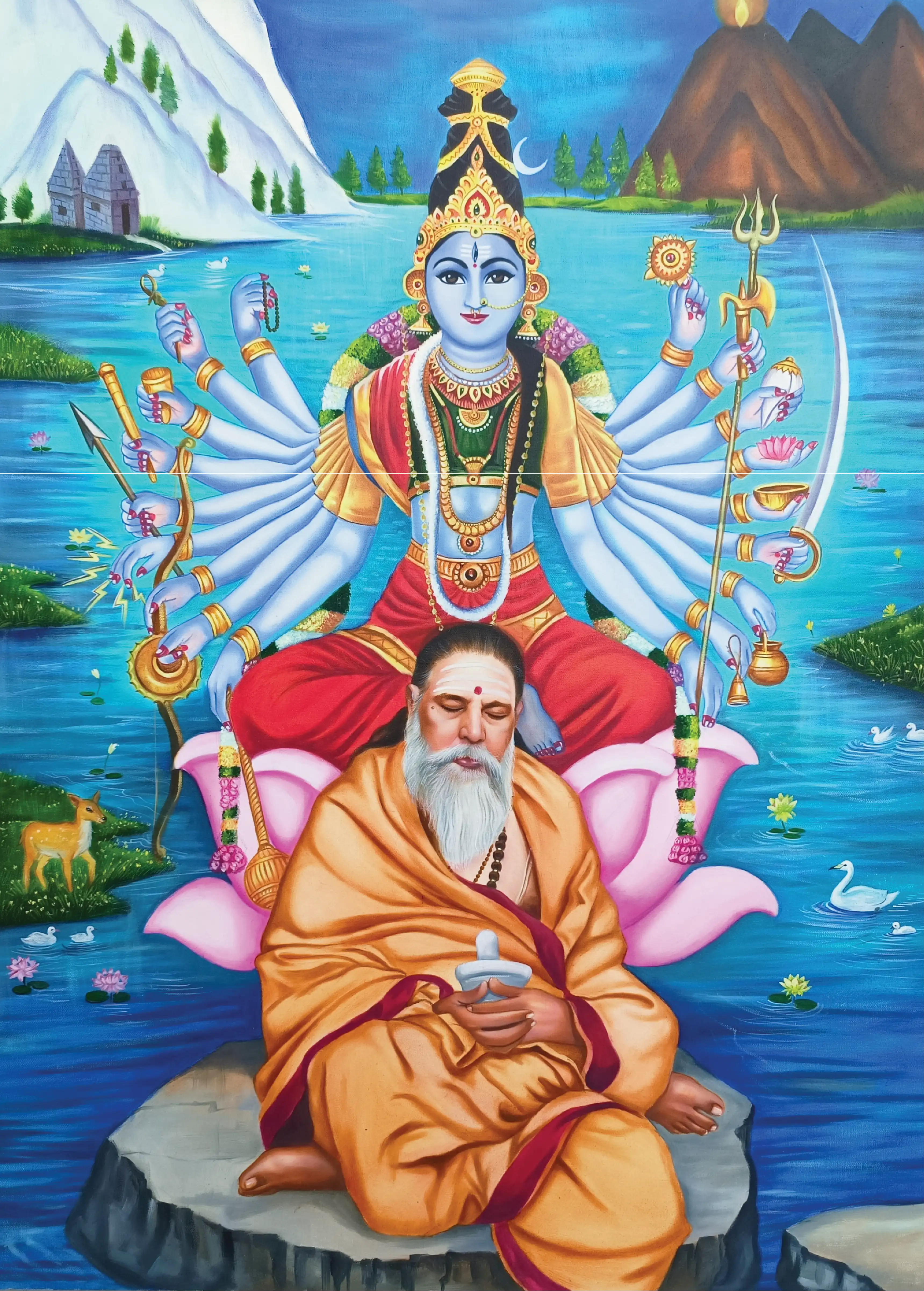 Shiva & Sage — Divine Meditation